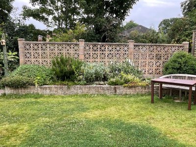 Wall repair finished